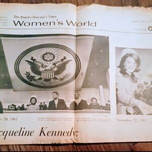 Vintage Women's World Newspaper